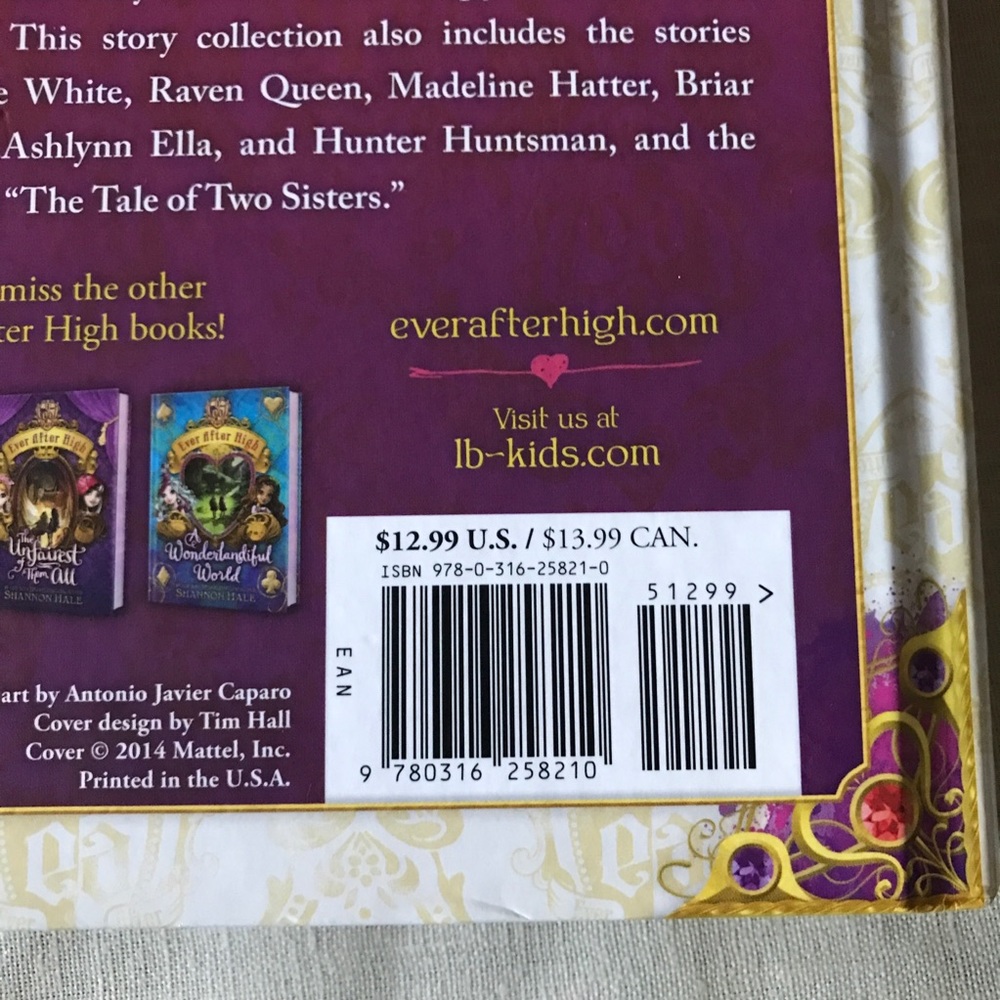 Ever After High Books - Set of 2 - Once Upon a Time and the Storybook of Legends - Picture 9 of 11